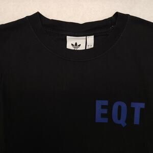 Adidas EQT 93 Crew Neck Short Sleeve Graphic T Shirt Mens Size Small S Black